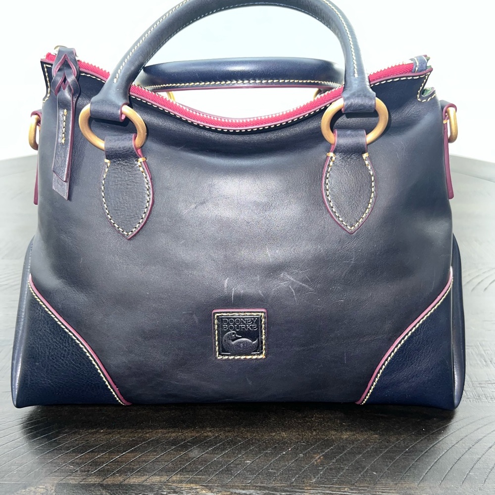 Dooney & Bourke Florentine Satchel 38 in color Navy